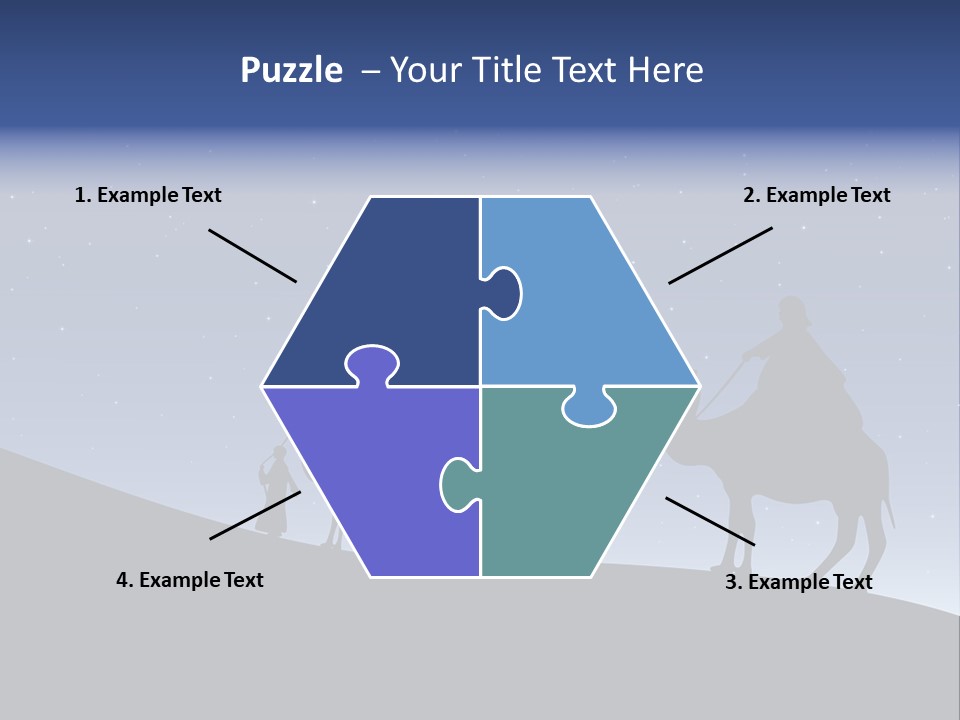 Party Christmas Sky PowerPoint Template