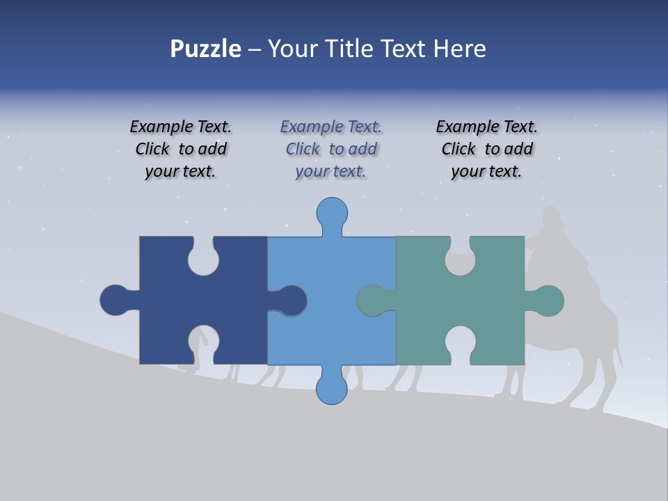 Party Christmas Sky PowerPoint Template