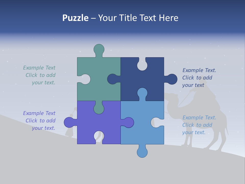 Party Christmas Sky PowerPoint Template