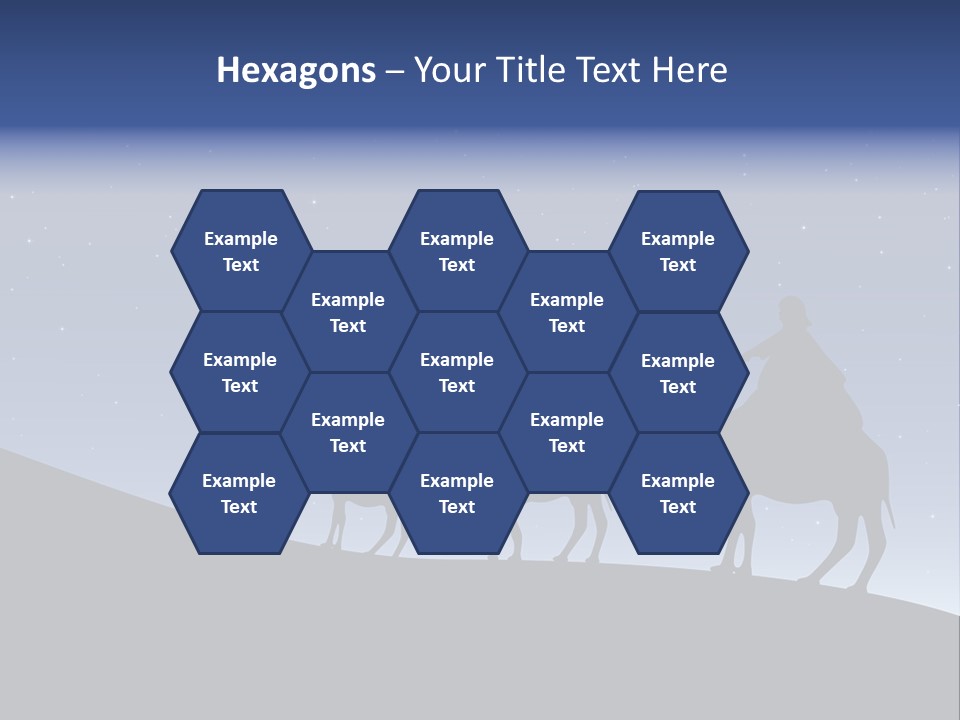 Party Christmas Sky PowerPoint Template