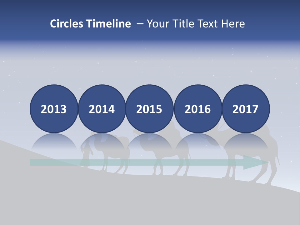 Party Christmas Sky PowerPoint Template