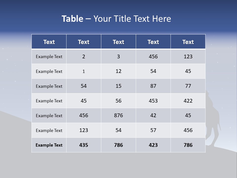 Party Christmas Sky PowerPoint Template