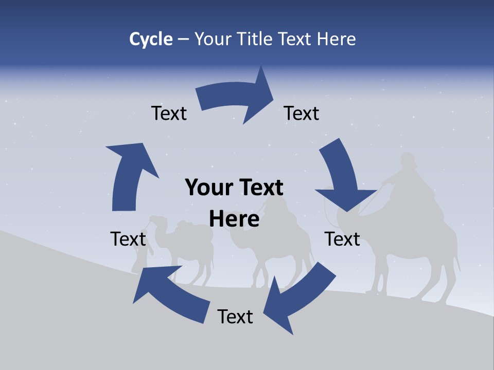 Party Christmas Sky PowerPoint Template