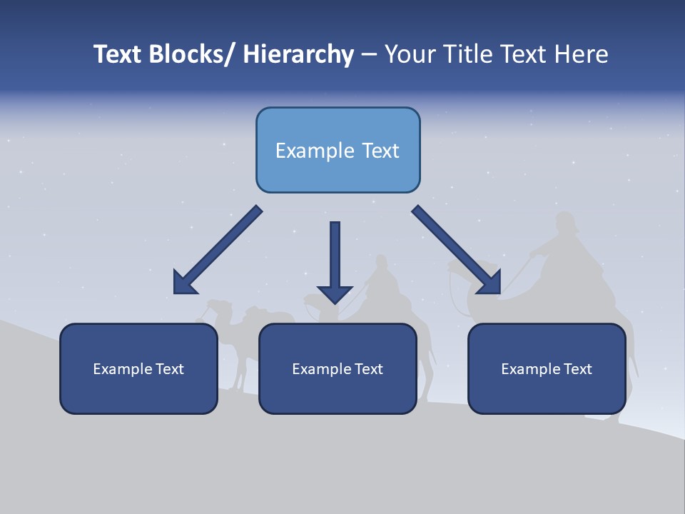 Party Christmas Sky PowerPoint Template