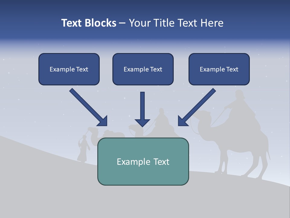 Party Christmas Sky PowerPoint Template