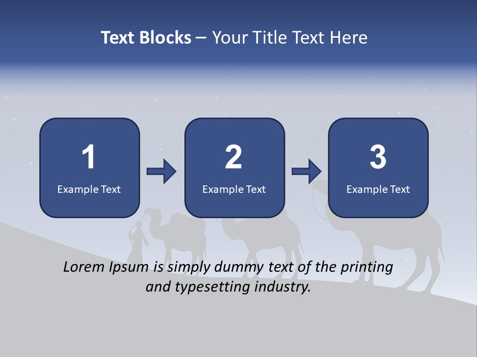 Party Christmas Sky PowerPoint Template