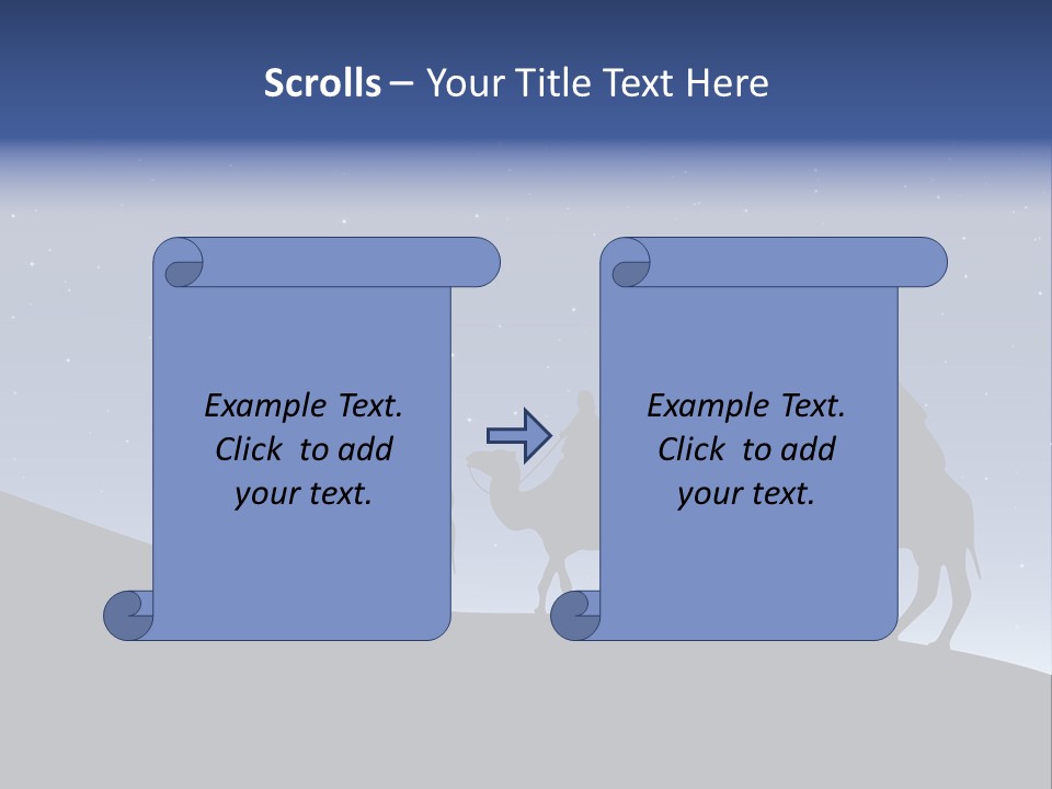 Party Christmas Sky PowerPoint Template