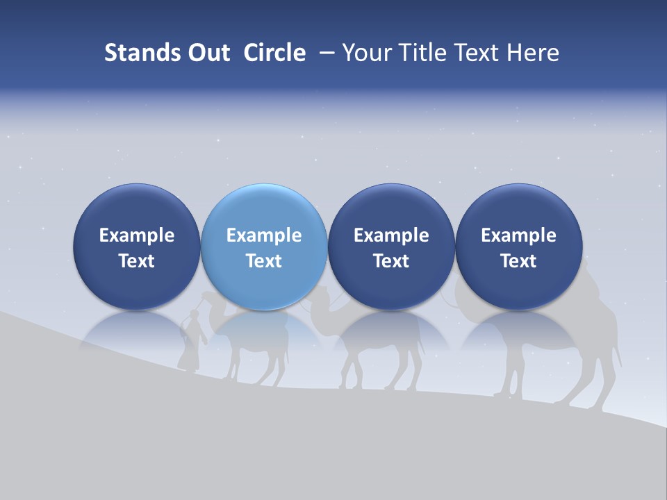 Party Christmas Sky PowerPoint Template