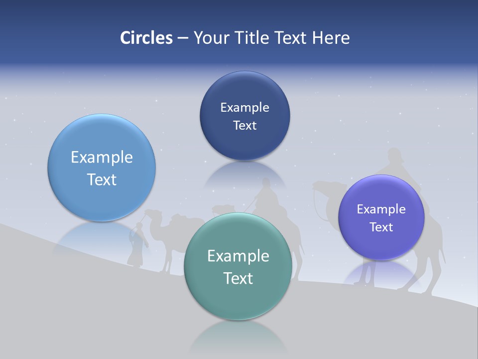 Party Christmas Sky PowerPoint Template