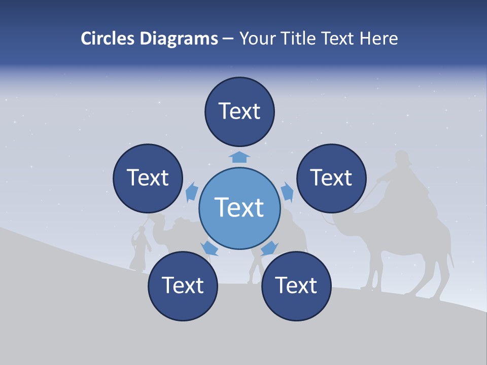 Party Christmas Sky PowerPoint Template