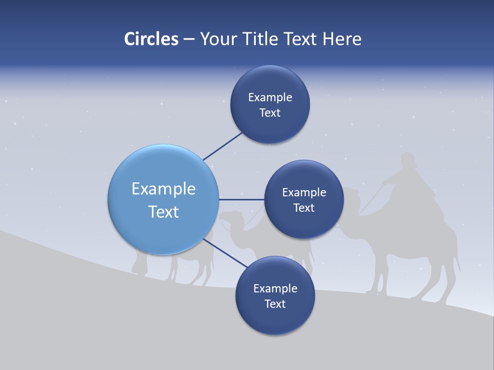 Party Christmas Sky PowerPoint Template