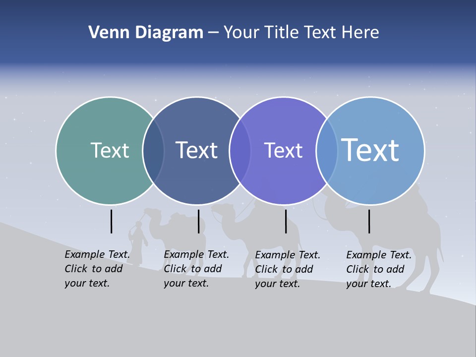 Party Christmas Sky PowerPoint Template