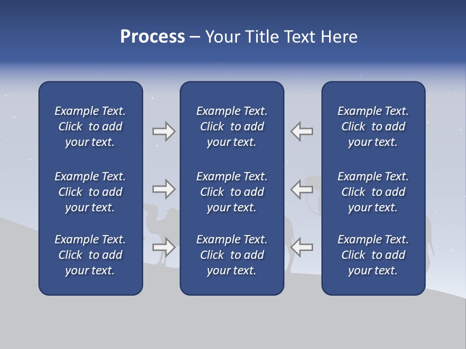 Party Christmas Sky PowerPoint Template