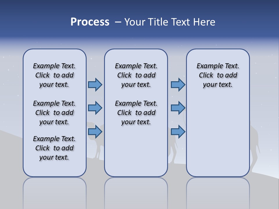 Party Christmas Sky PowerPoint Template