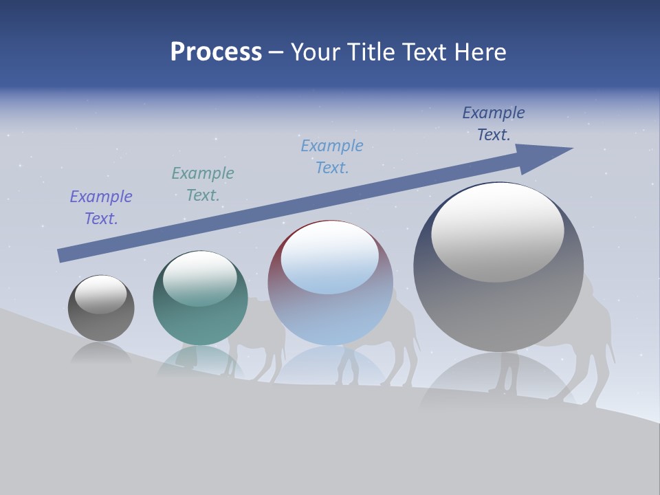 Party Christmas Sky PowerPoint Template