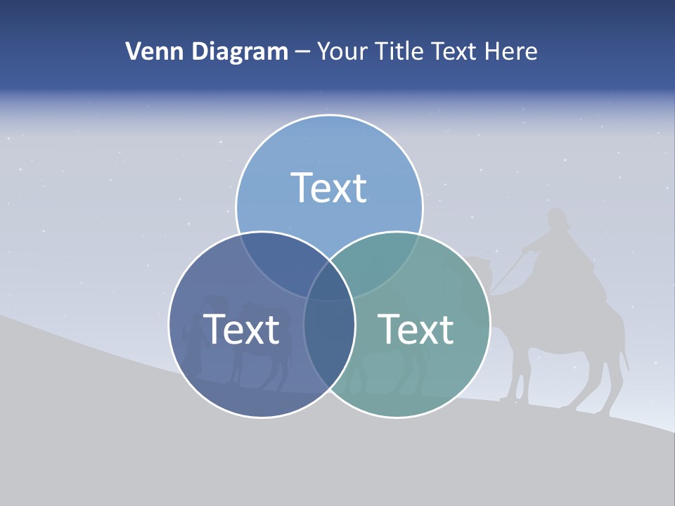 Party Christmas Sky PowerPoint Template