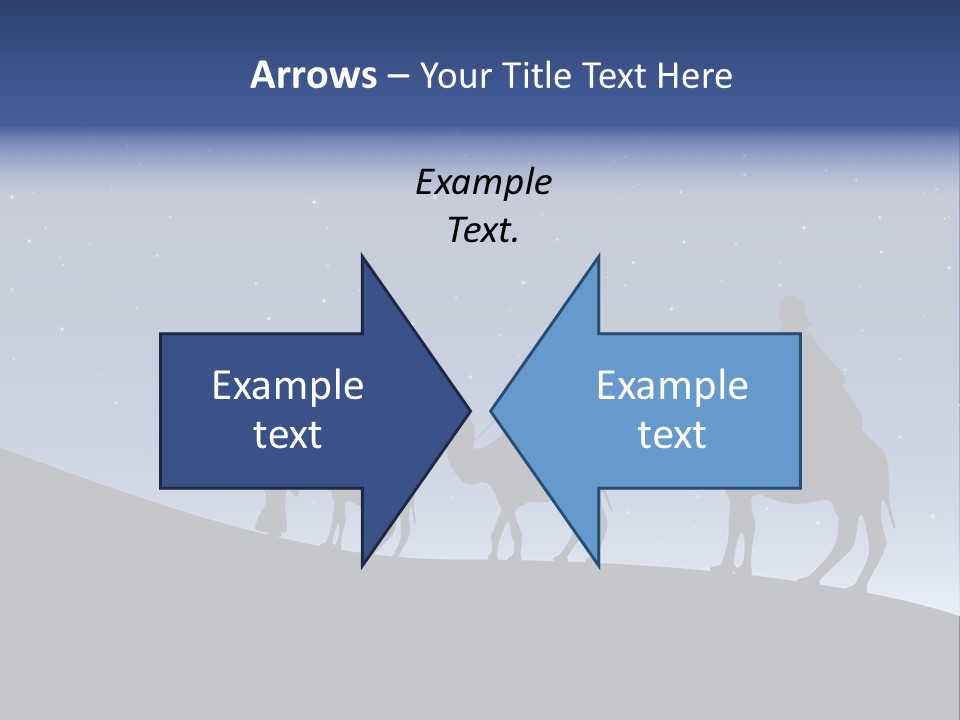 Party Christmas Sky PowerPoint Template