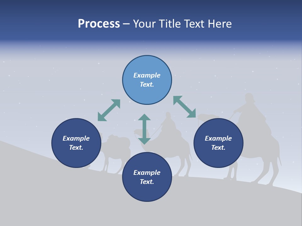 Party Christmas Sky PowerPoint Template