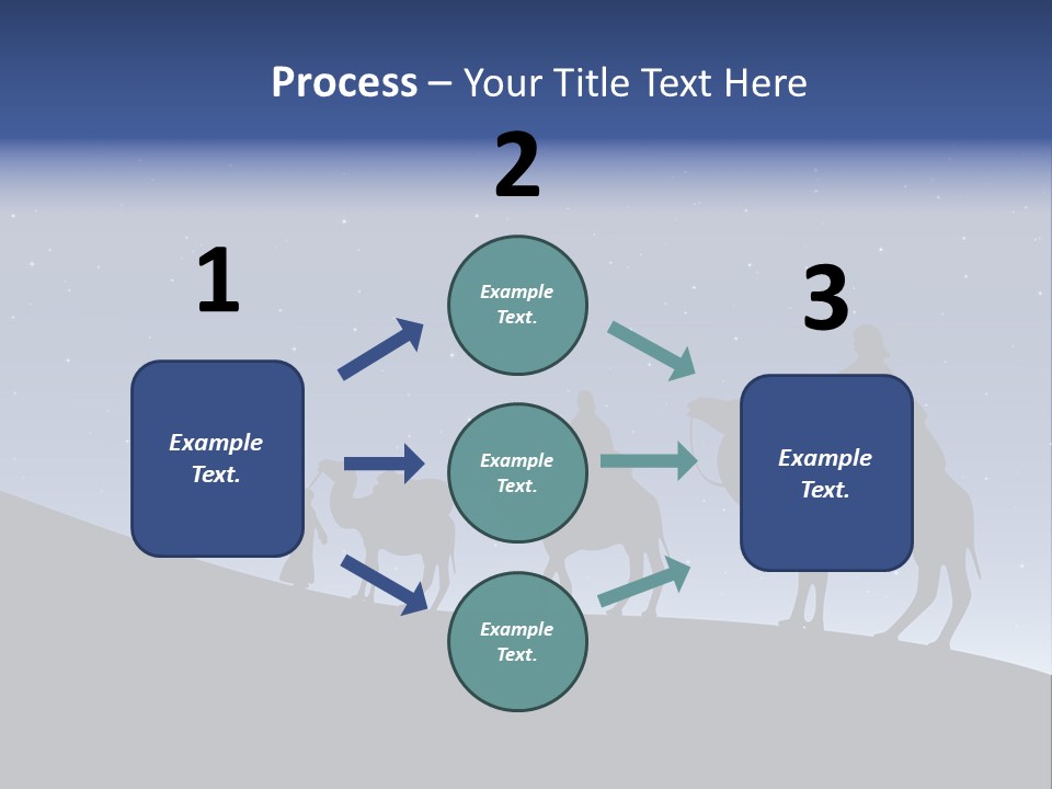 Party Christmas Sky PowerPoint Template
