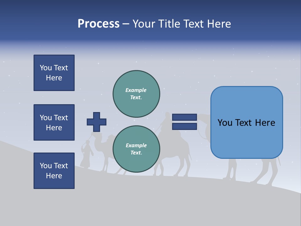 Party Christmas Sky PowerPoint Template