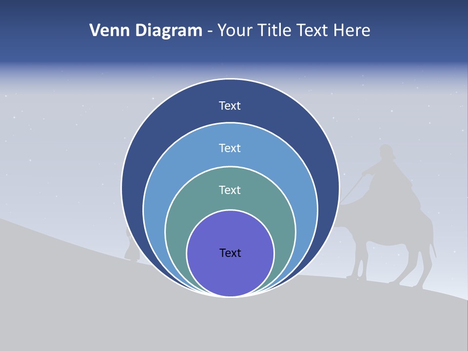 Party Christmas Sky PowerPoint Template