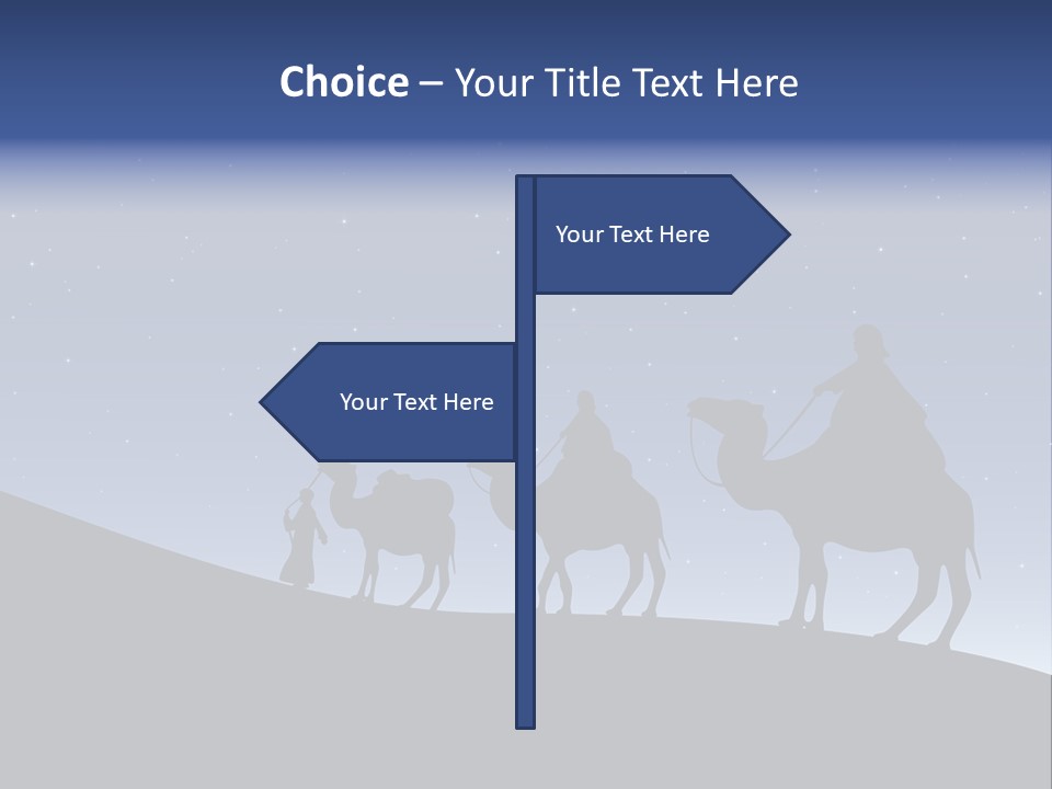 Party Christmas Sky PowerPoint Template