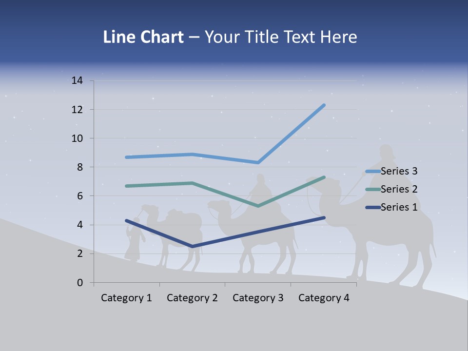 Party Christmas Sky PowerPoint Template