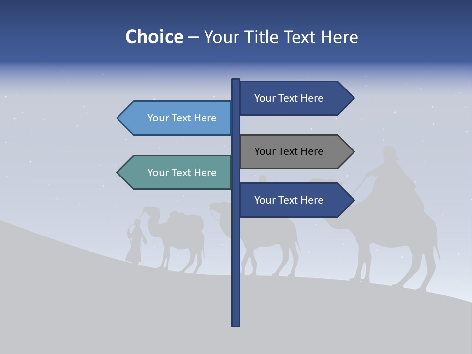 Party Christmas Sky PowerPoint Template