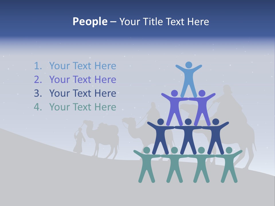 Party Christmas Sky PowerPoint Template