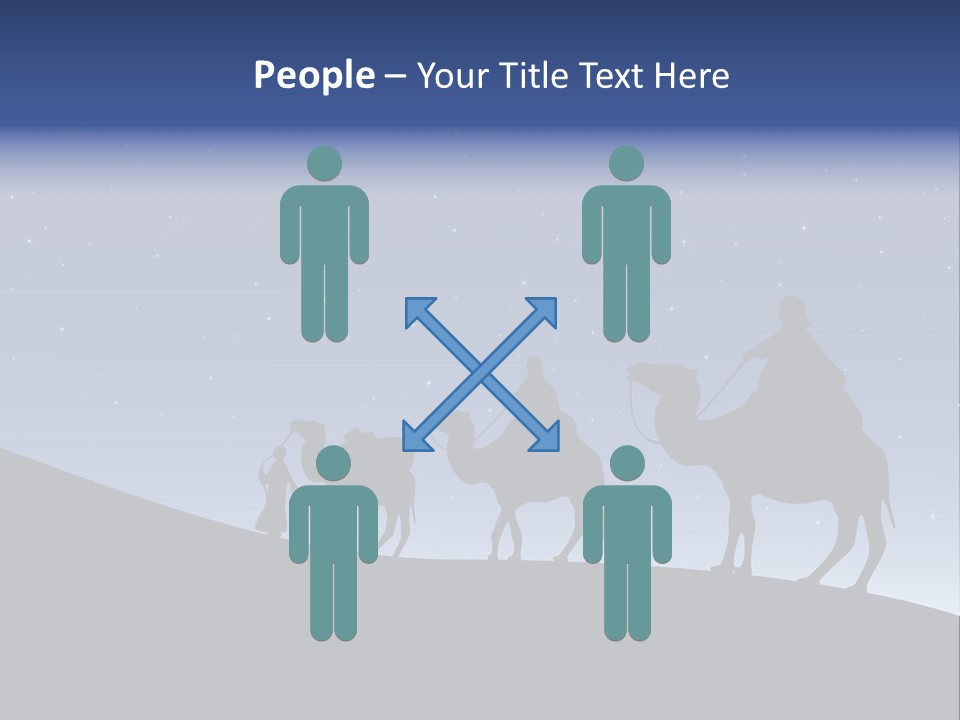 Party Christmas Sky PowerPoint Template