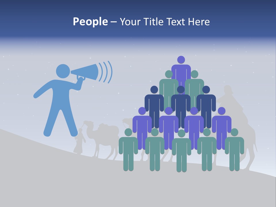 Party Christmas Sky PowerPoint Template