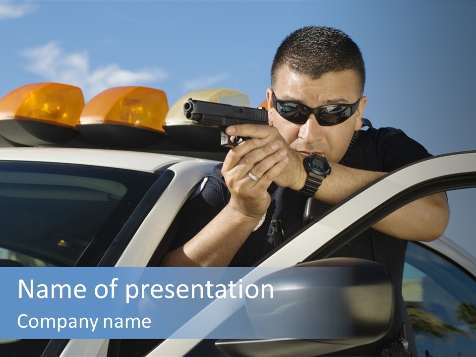 Crime Job Protection PowerPoint Template