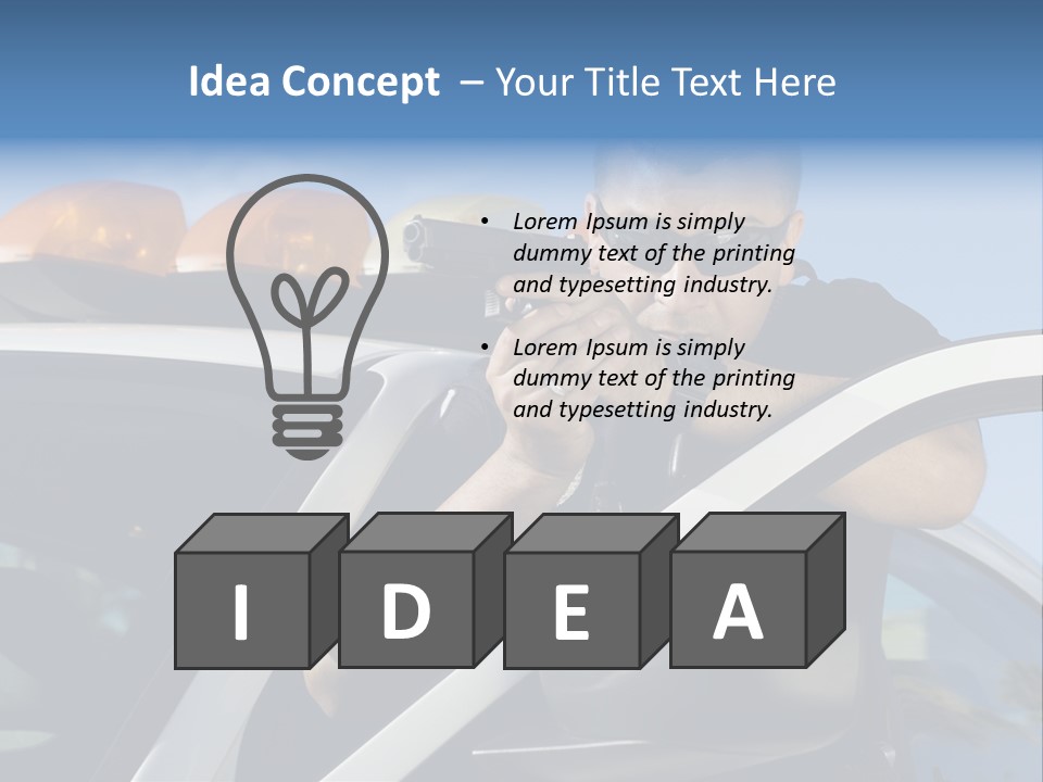 Crime Job Protection PowerPoint Template