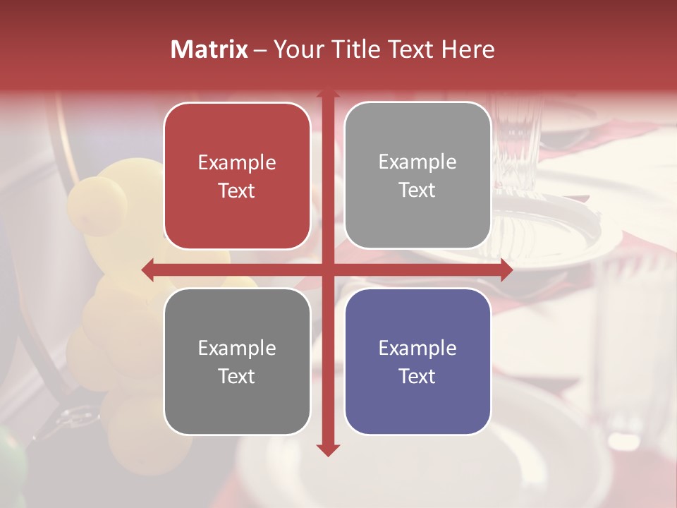 Textile Decoration White PowerPoint Template