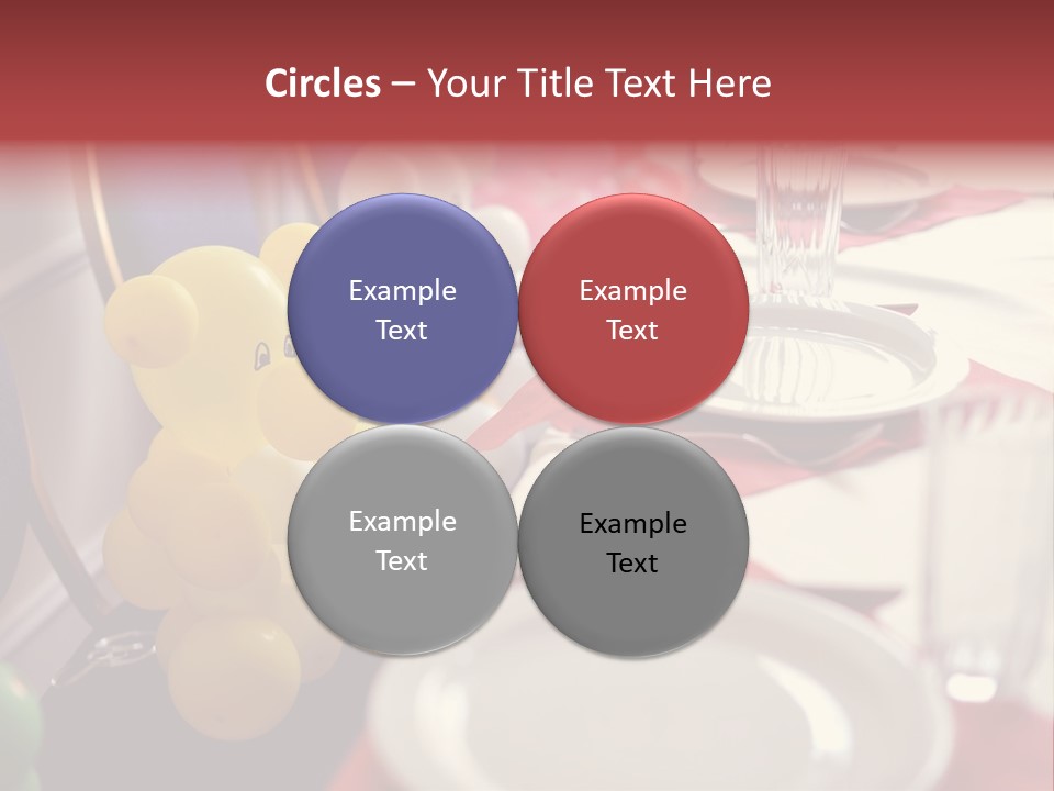 Textile Decoration White PowerPoint Template