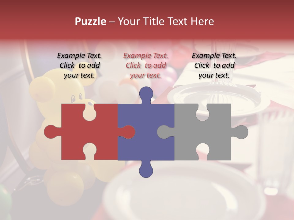 Textile Decoration White PowerPoint Template