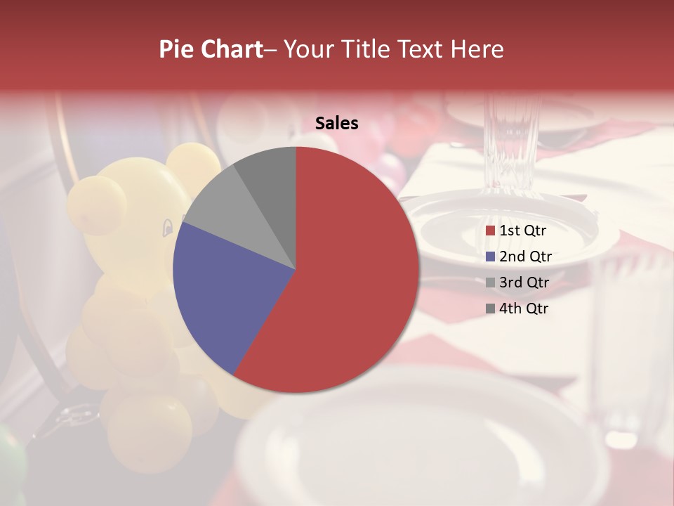 Textile Decoration White PowerPoint Template