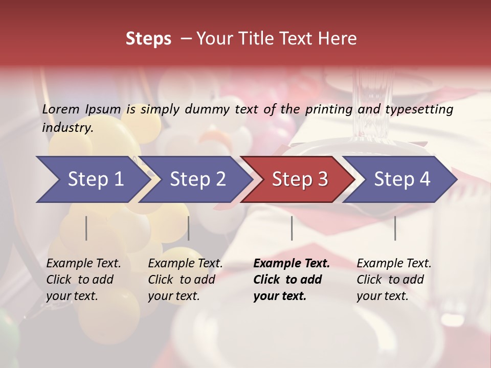 Textile Decoration White PowerPoint Template