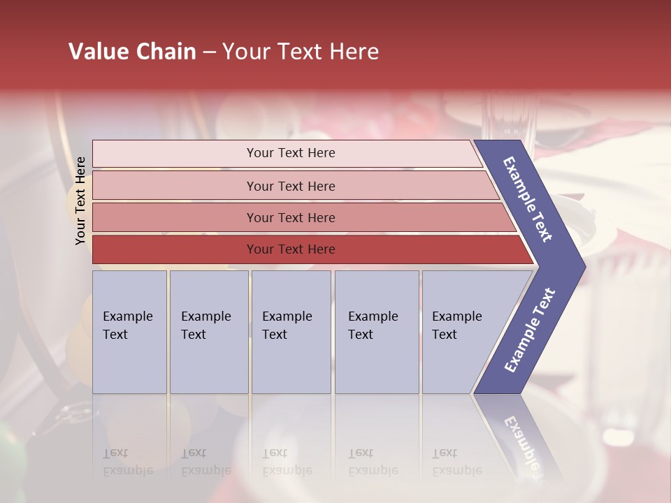 Textile Decoration White PowerPoint Template