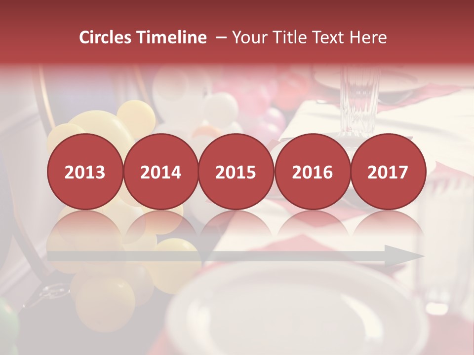 Textile Decoration White PowerPoint Template