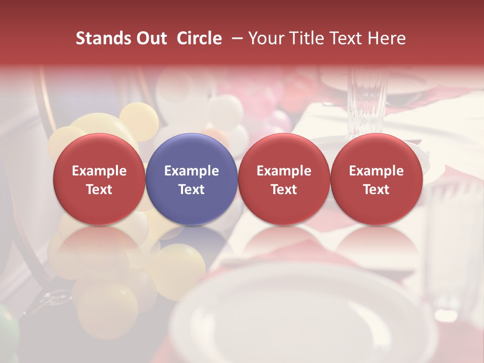 Textile Decoration White PowerPoint Template