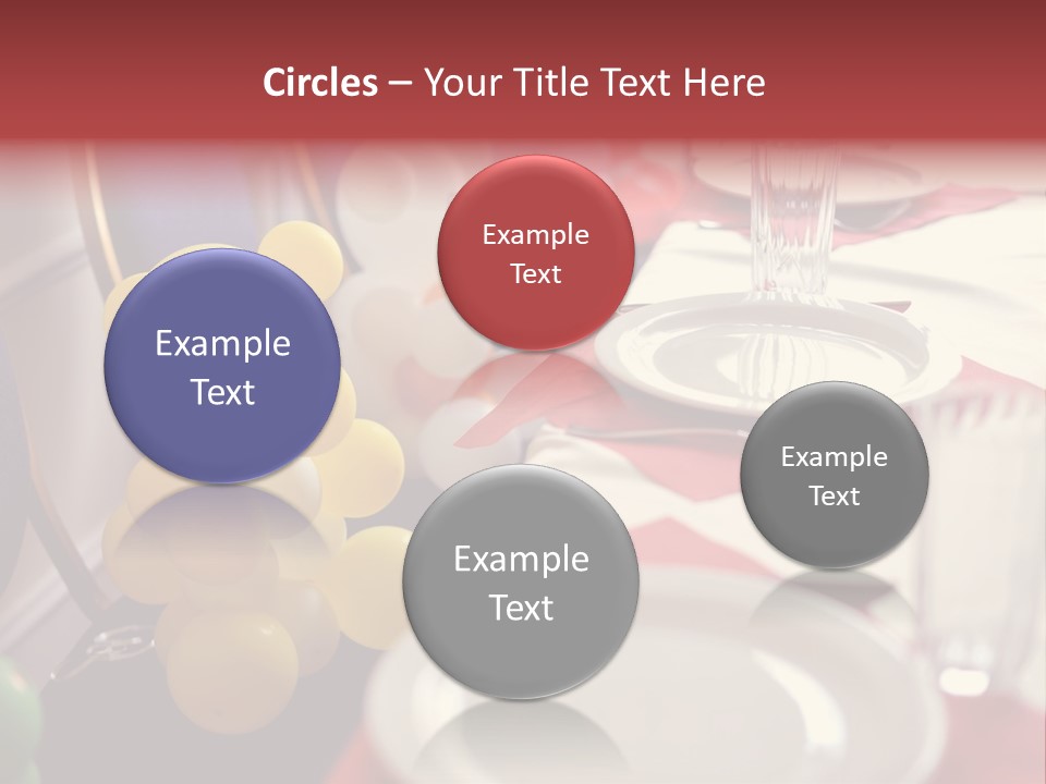 Textile Decoration White PowerPoint Template