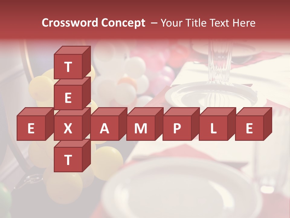 Textile Decoration White PowerPoint Template