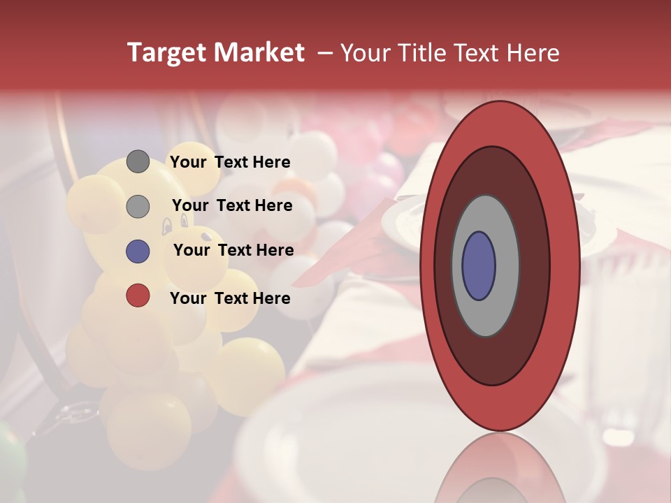 Textile Decoration White PowerPoint Template