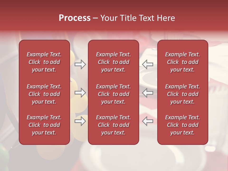 Textile Decoration White PowerPoint Template