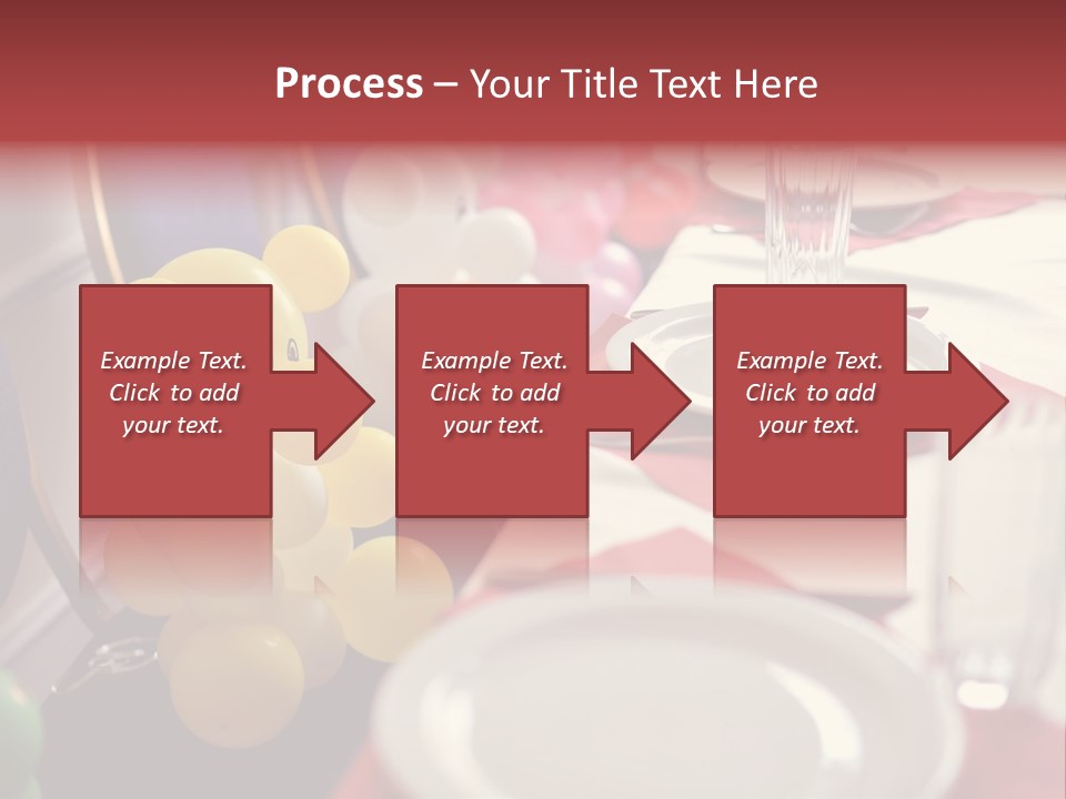 Textile Decoration White PowerPoint Template