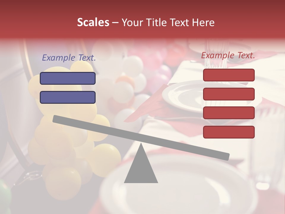 Textile Decoration White PowerPoint Template