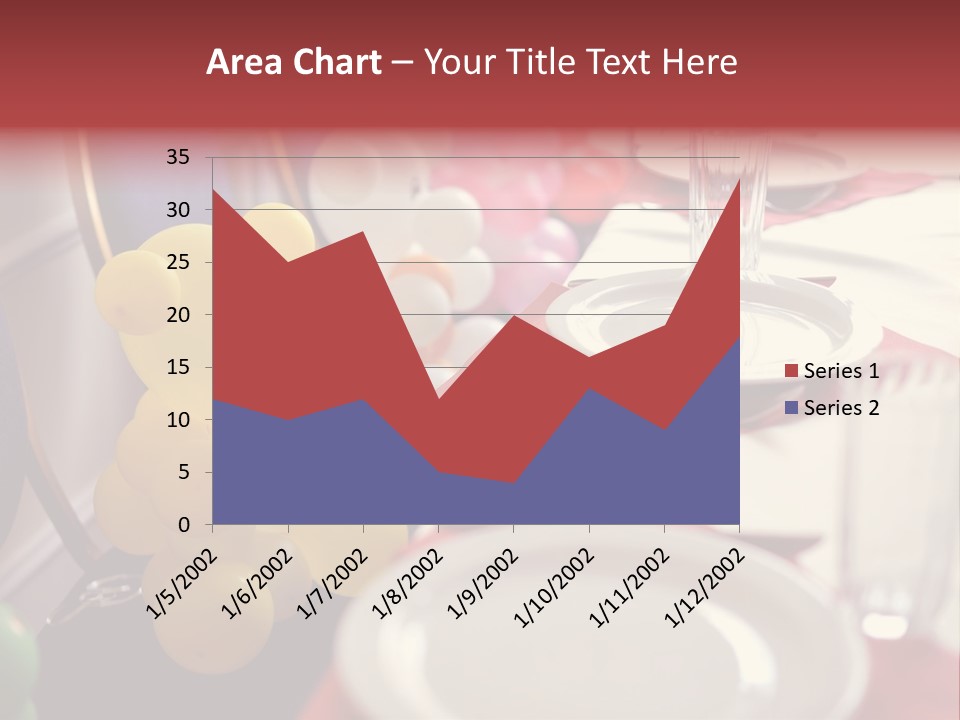 Textile Decoration White PowerPoint Template
