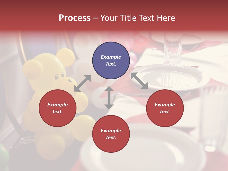 Textile Decoration White PowerPoint Template