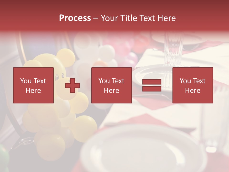 Textile Decoration White PowerPoint Template